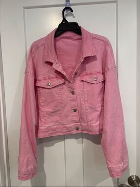 Pink Jean Jacket